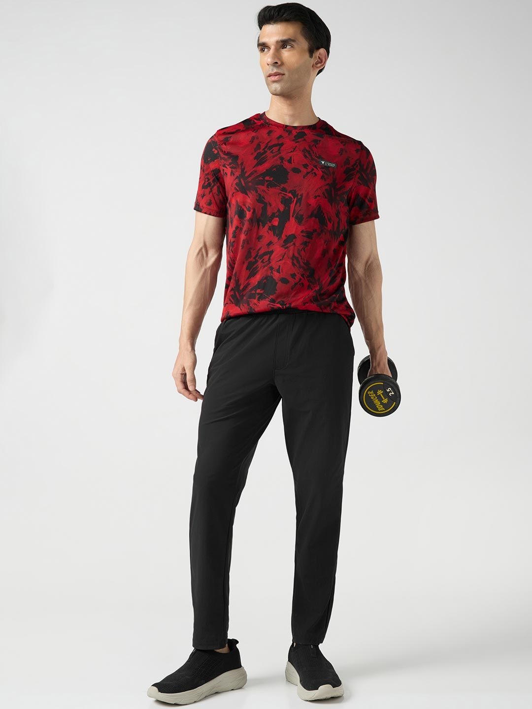 Men Active Slim Fit Track Pants with Rapid Dry Technology