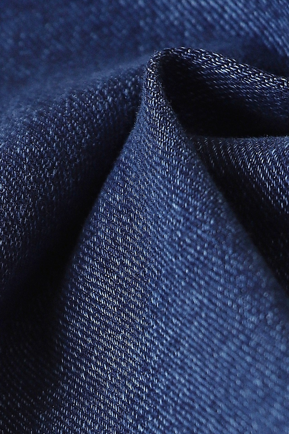 Men Navy Mid Wash Jeans - Image 4